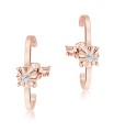 Unique Design CZ Silver Stud Earring STS-5008